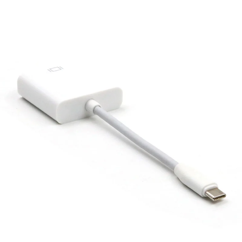 Для Macbook Air Pro Google hp ноутбук 4 K HD USB3.1 USB-C Тип C к VGA Женский Кабельный адаптер-переходник