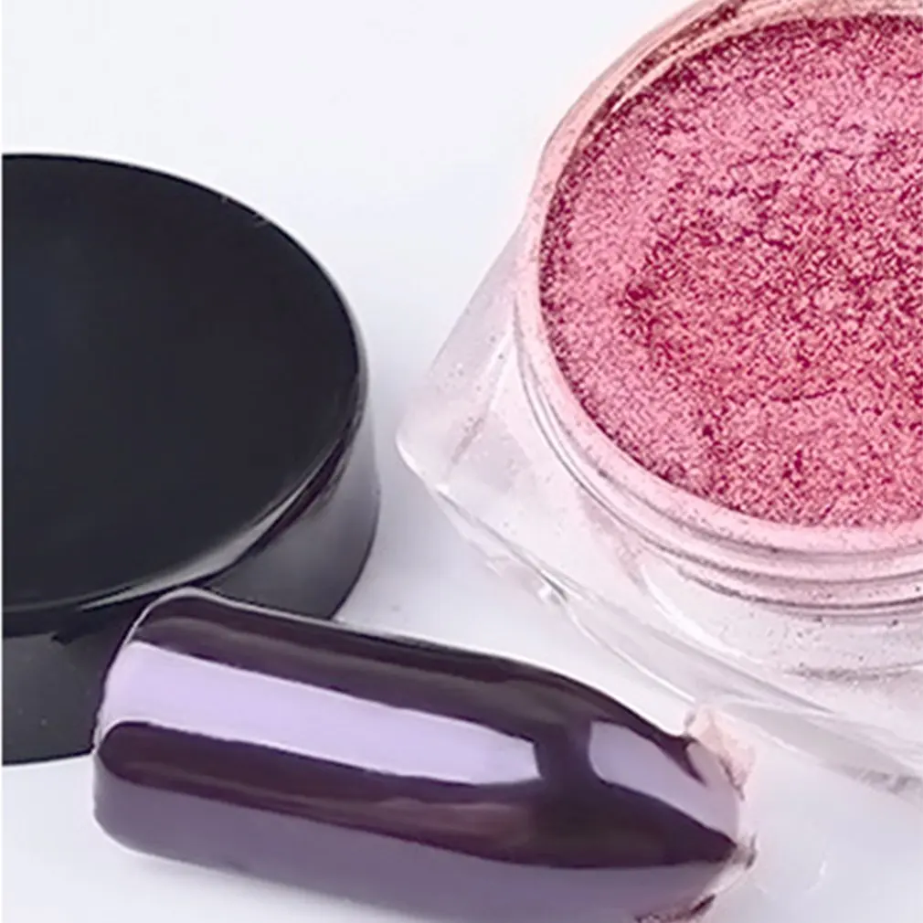 Маникюрный зеркальный порошок розовое золото местное 2 г русалка очень тонкий