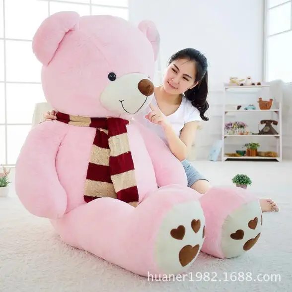 160 см гигантский толстый издание плюшевый мишка шарф кукла плюшевая игрушка