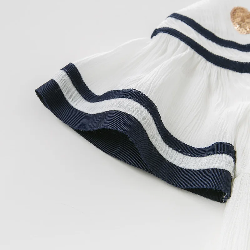 DB10213 dave bella/милое летнее платье для маленьких девочек Модное детское вечеринки