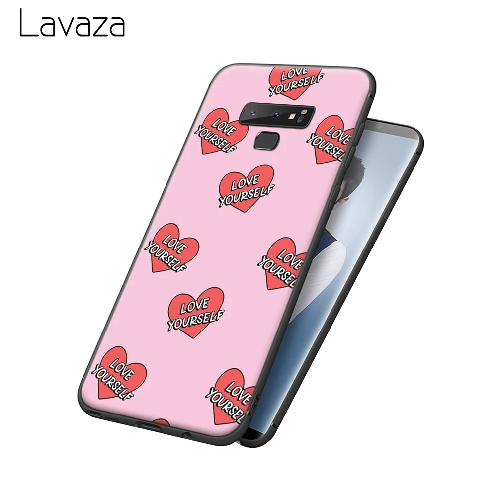 Lavaza Aesthetics Minimal Girl Soft Case for Galaxy Note 8 9 S7 edge S8 S9 S10 Plus S10e M10 20 30 Cover |