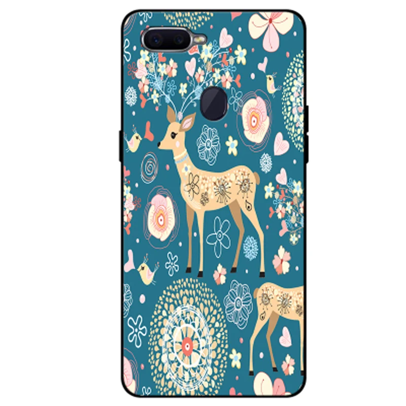 Чехол для телефона Oppo A7X чехол с мультяшным рисунком прозрачный мягкий