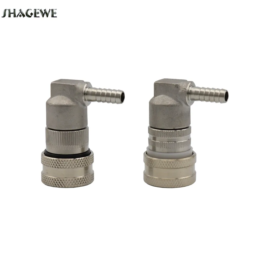 2Pcs Cornelius corny keg Stainless Steel Dispense Ball Lock Liquid &amp Gas Disconnect with 1/4inch Barb For Homebrew Beer Keg | Дом и сад