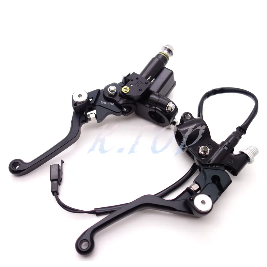 Новый 7/8 &quot22 мм Черный Мотоцикл Главный Тормозной Цилиндр Бачка рычаг Для Honda Suzuki