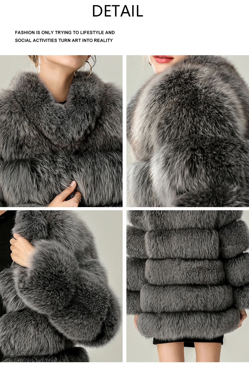 UPPIN шуба меховые пальто классический Silver Fox искусственного меха Пальто Длинные зимние плотные теплые Для женщин куртка элегантный стенд воротник с длинными рукавами Повседневная куртка пальто дубленка женская