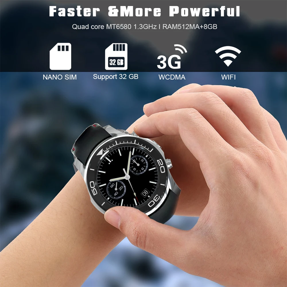 Jsbp S1 плюс монитор сердечного ритма Smart Watch электроники MTK6580 Quad Core GPS 3G Wi Fi SmartWatch PK
