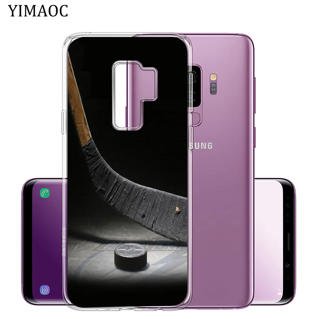 Мягкий силиконовый чехол YIMAOC для телефона Samsung Galaxy S10e S10 S9 S8 Note 10 Plus S7 Edge прозрачный