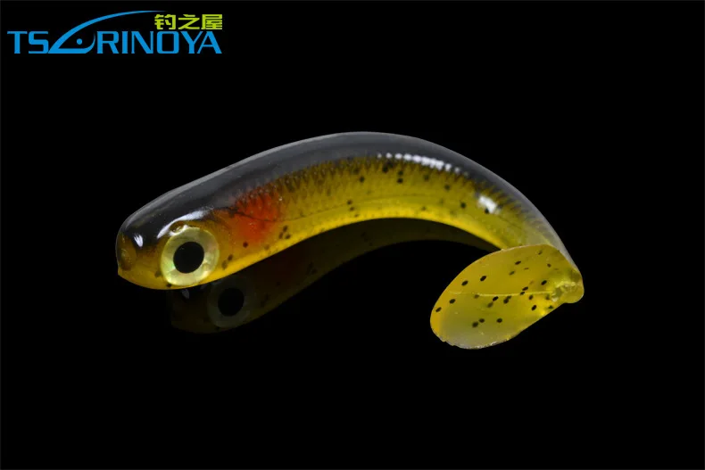 Trulinoya 65 мм 3 5 г 16 шт./лот мягкие приманки для глаз 3D искусственная приманка PESCA Swimbaits