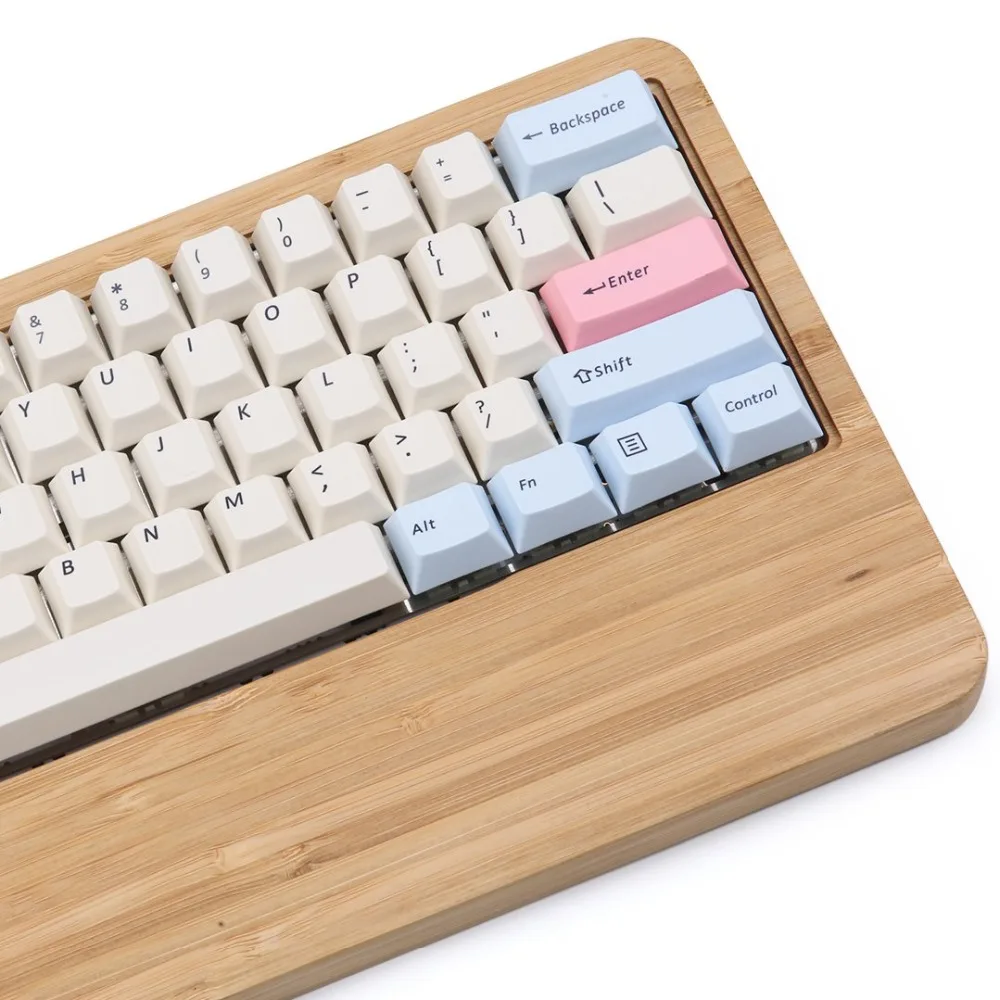 60% бамбуковый чехол на заказ DZ60 GH60 cherry mx механическая клавиатура