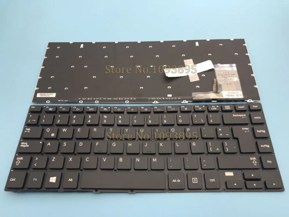Новая латинская/испанская клавиатура для samsung NP370R4E NP370R4V NP450R4E NP450R4V NP470R4E черная
