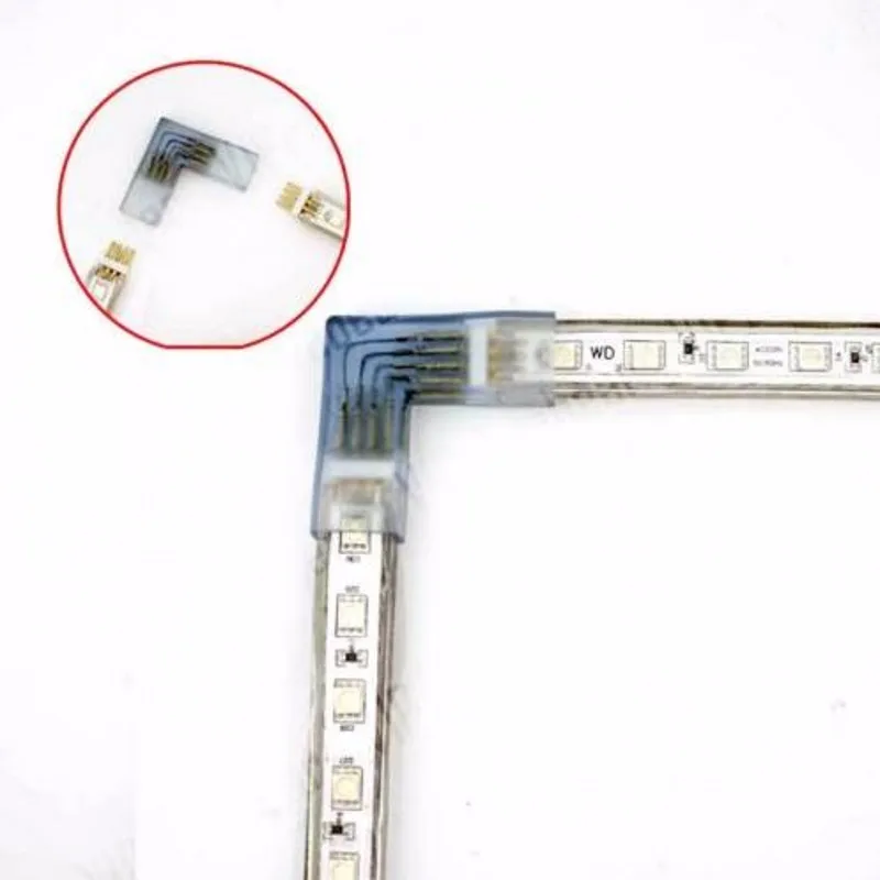 110V 220V л Т-образный 4 pin коробка передач с угловой соединитель Средний разъем с 4PIN Медь иглы Разъем