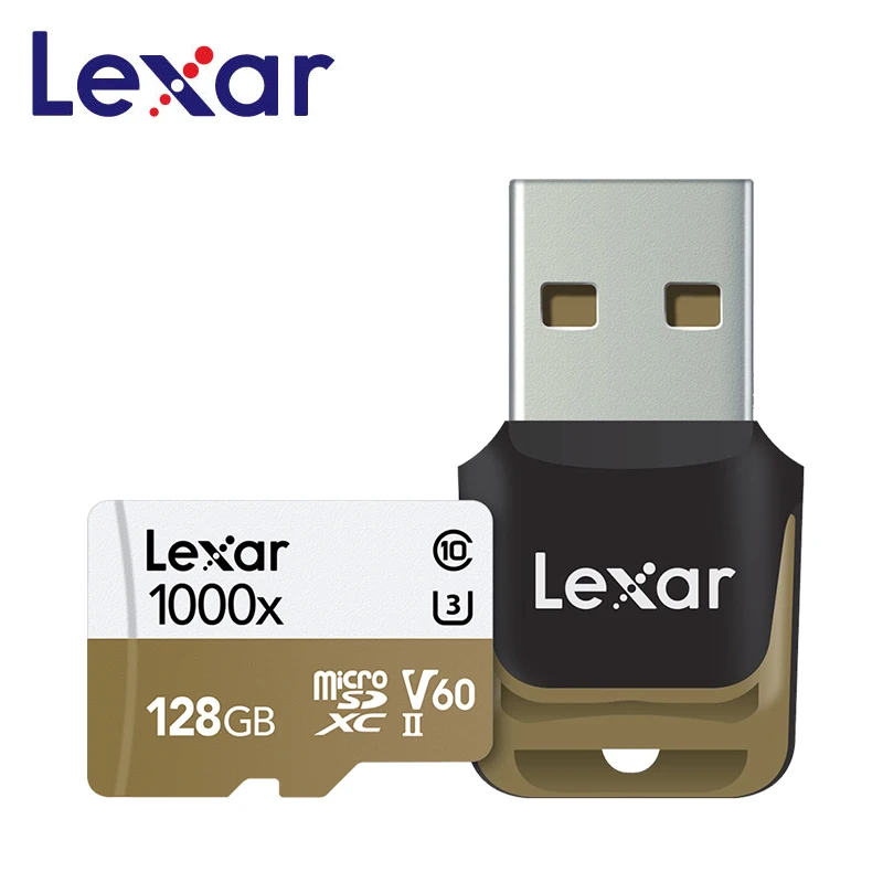 Карта памяти Lexar 1000X 32 64 128 gb 150 M U3 4 K Micro SD GB 256 карты SD/TF флэш-карты microSD для телефона |
