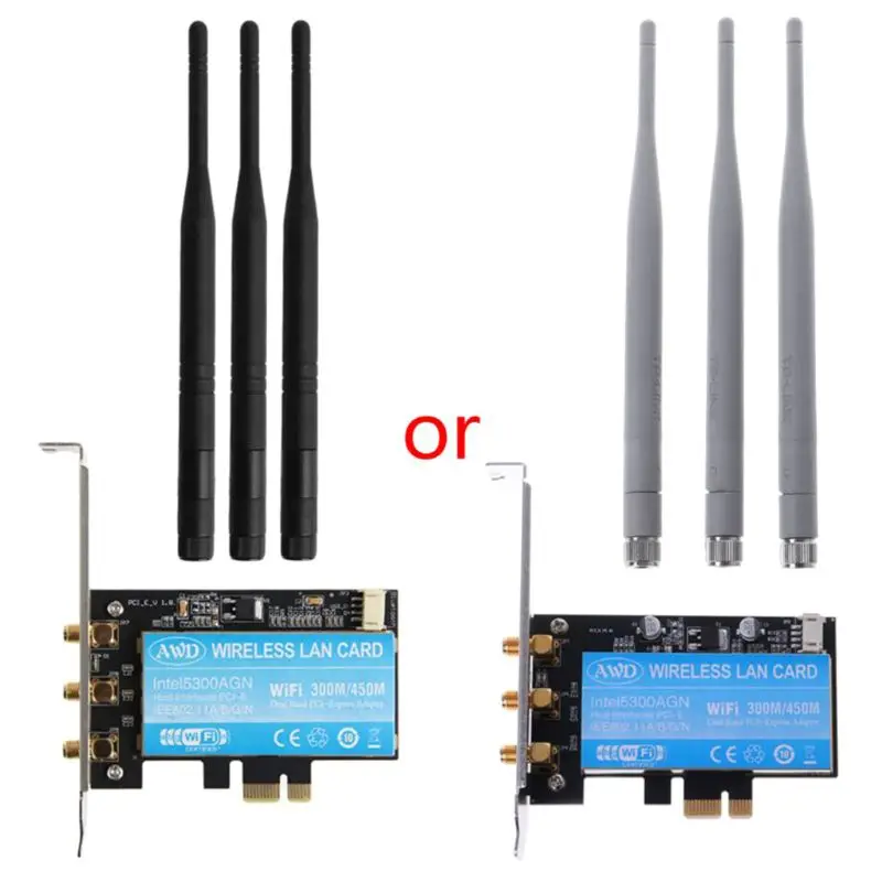 Новейший 1 Набор для Intel 5300AGN 450M двухдиапазонный 5 GHz/2 4 GHz PCI E беспроводной WiFi