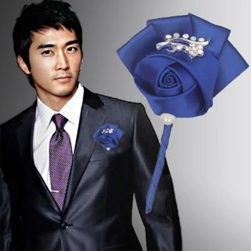 Korean Ribbon Diamond Corsage Marriage Fine Bride Bridesmaid Wedding Supply Stability XH1300 |