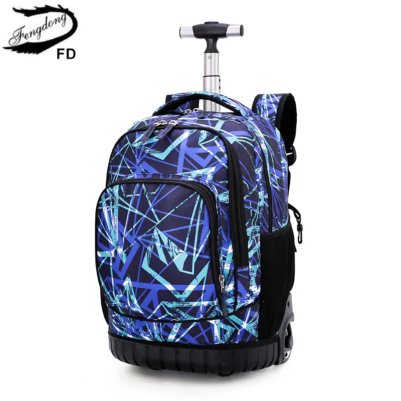 Рюкзак FengDong для мальчиков-подростков со съемным колесом | Багаж и сумки