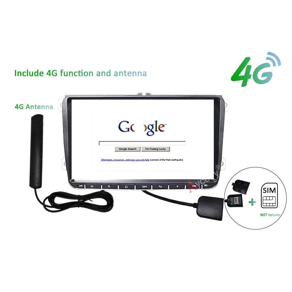 DSP ips " Android 10 автомобильный радиоприемник gps навигация для VW Skoda Octavia golf 5 6 touran passat B6 jetta polo tiguan RDS мультимедиа