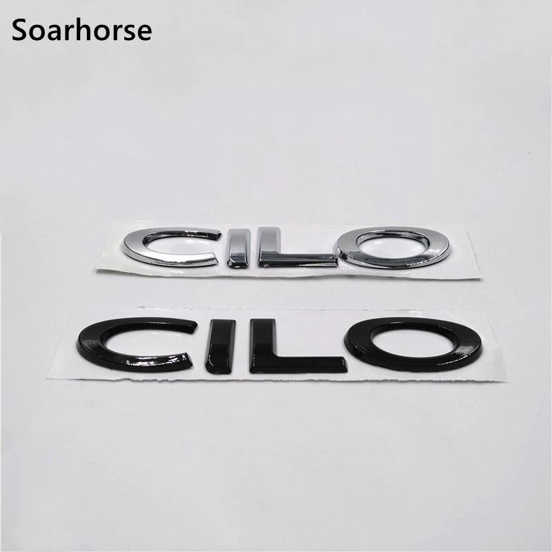 Soarhorse Автомобильная Задняя эмблема для Renaut Clio 3D буквы логотип багажника Наклейка с именной табличкой