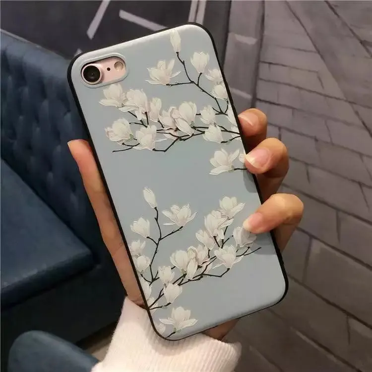 Роскошный модный силиконовый чехол для iPhone 7 6 s 5 5S мягкий телефона plus | Мобильные