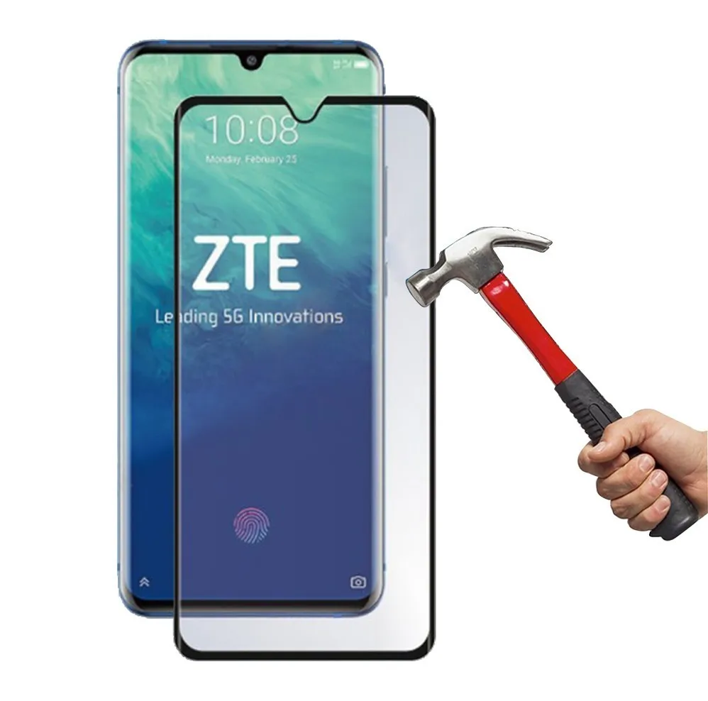 Закаленное стекло для zte Axon 10 Pro 0,3 мм 3D 9H полное покрытие Премиум Защитная пленка для экрана полное покрытие защитная пленка