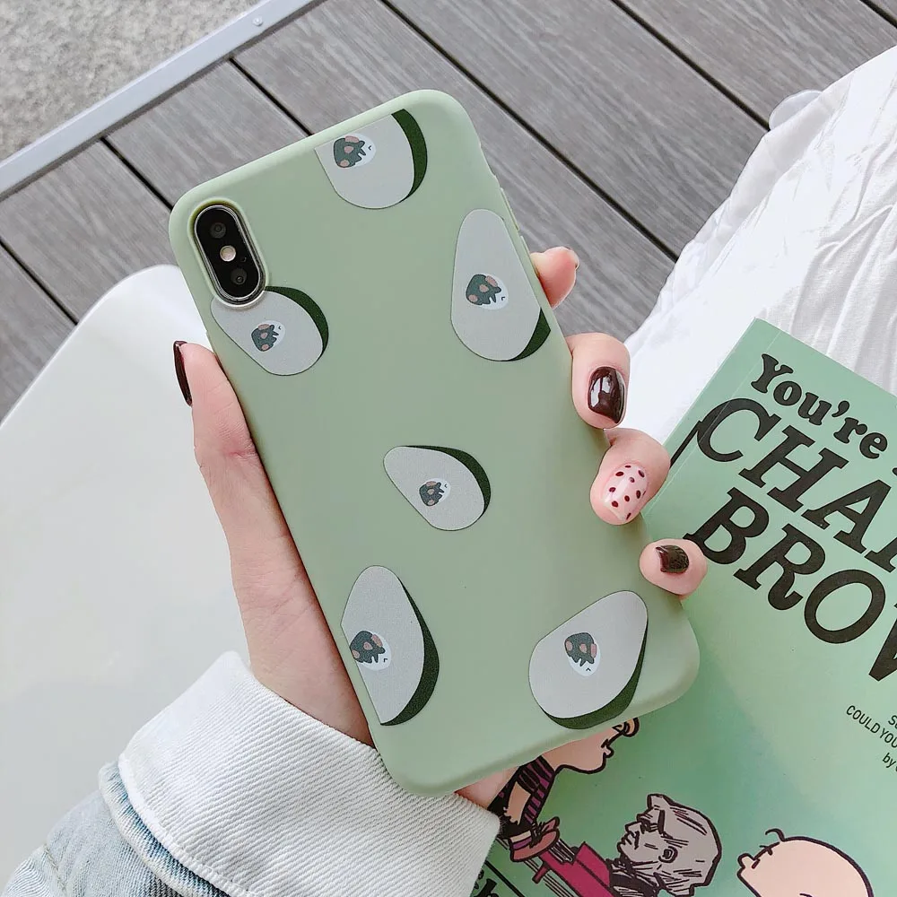 1 Чехол Heyytle с мультяшным фруктовым узором для iPhone 8, 7 Plus, 6, 6 S, чехол, ультра тонкий чехол с молочным чаем для iPhone X, XS, MAX, XR, пара Fundas - Цвет: 1