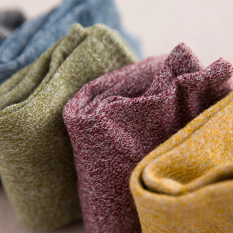 5 пар мужские толстые теплые носки осенние и зимние комфортные хлопковые Meias Sox