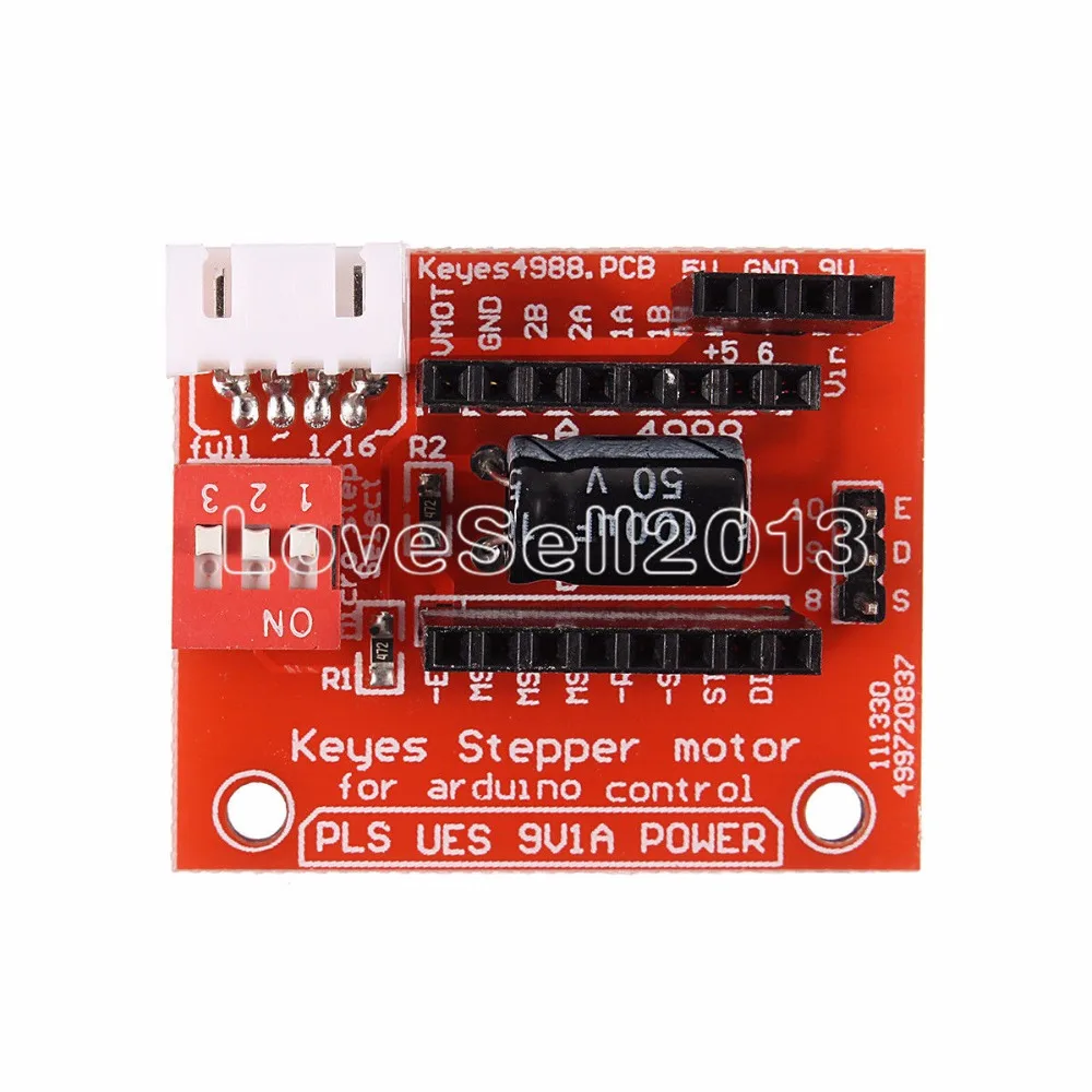 Плата расширения шагового двигателя для 3D принтера A4988/DRV8825| |