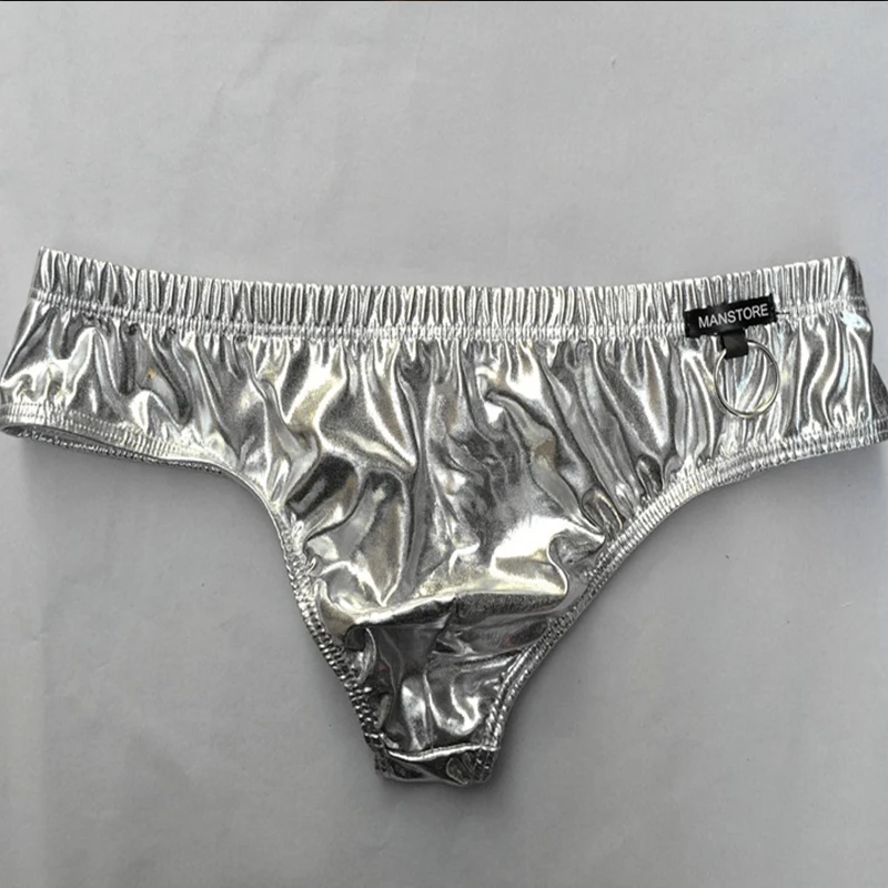 Новые модные сексуальные кожаные мужские трусы 2018 популярная удобная мужская Brave