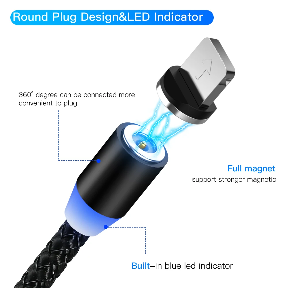 R-Line1 светодиодный магнитный usb-кабель для samsung, Xiaomi, huawei, LG, магнитный штекер, кабель USB type-C, кабель Micro usb и usb-кабель