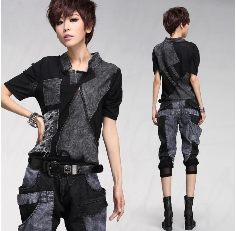 Женская свободная футболка большого размера женская с коротким рукавом со