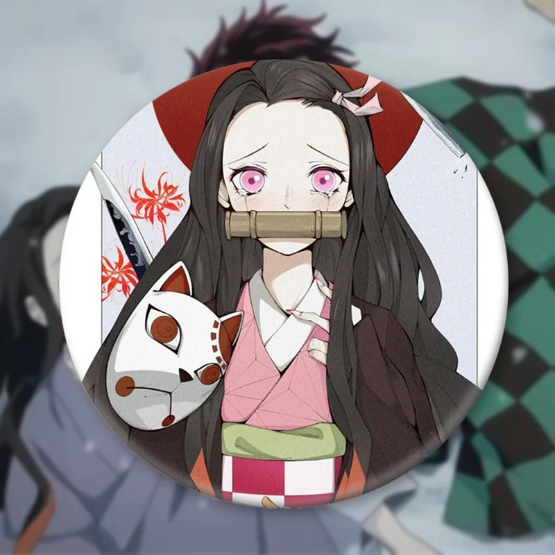 1 шт. Новый Kimetsu No Yaiba Kamado Tanjirou собирать сумки значки Кнопка брошь булавки косплей