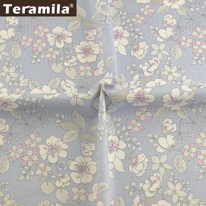 Teramila 100% хлопчатобумажная ткань с цветами из Анкары сделай сам лоскутное платье
