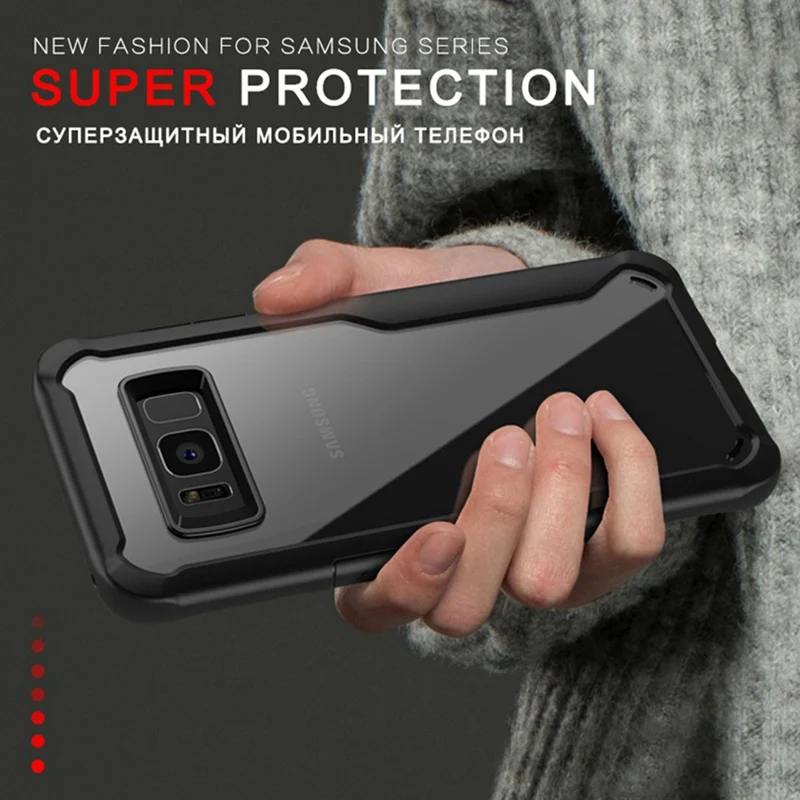Ultra Thin Hard Armor Case for Samsung Galaxy S10 Plus 360 Shockproof Capa S8 S9 S10e Note 8 9 |