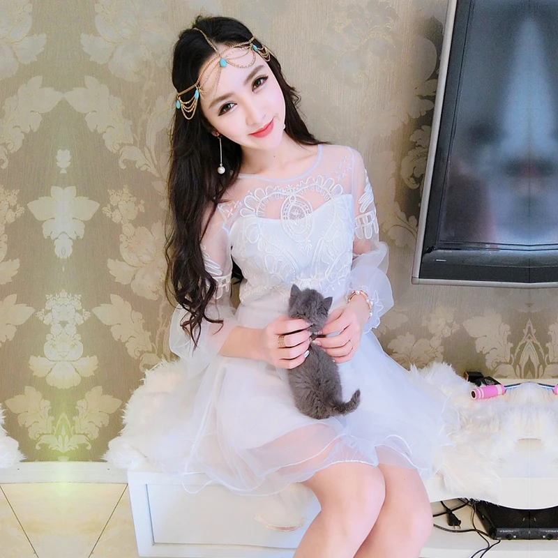 Новая модная брендовая летняя стильная женская одежда милая kawaii Женская вышитая