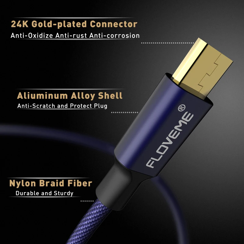 FLOVEME нейлоновый мобильный телефон кабель Micro USB для Samsung Xiaomi Huawei LG быстрой зарядки