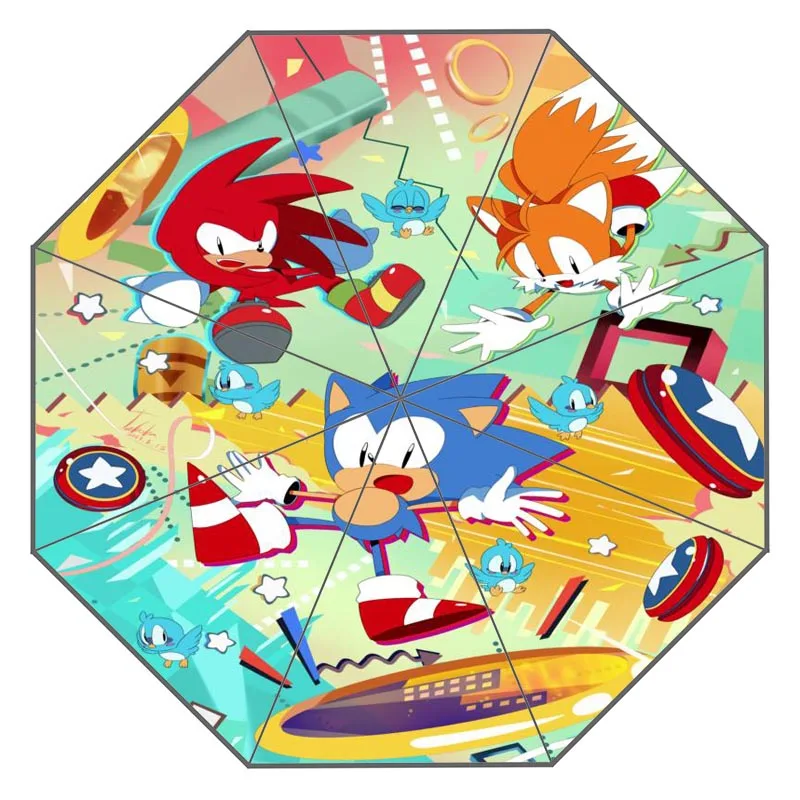Umbrella Пользовательский sonic работа зонтик солнечный и дождливый солнцезащитный крем анти-УФ-зонтик# QAZ098K - Цвет: Umbrella