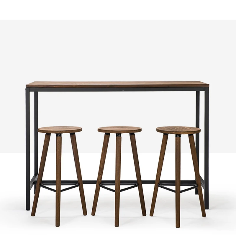 100% Wooden bar stools chair Bar Furniture fauteuil living room furniture silla Wood Commercial banqueta taburete | Мебель