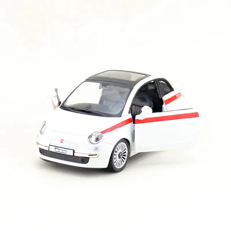 Классические ретро модели автомобилей Fiat 500 1:36 из сплава металлические Литые