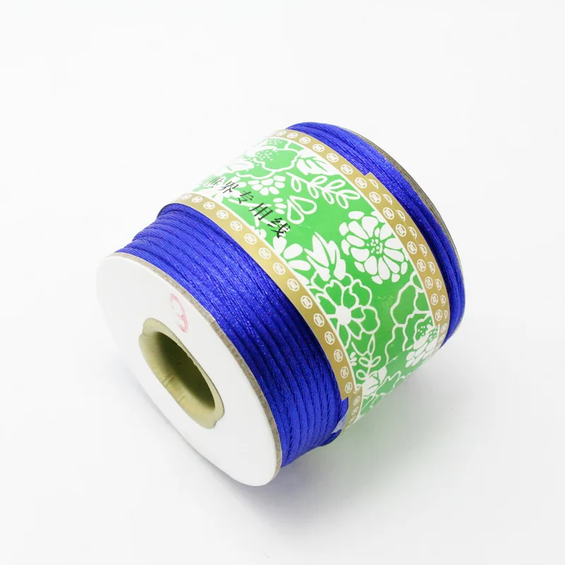 Новое поступление 60 м/рулон 2 мм корейский Шелковый шнур с бисером китайский