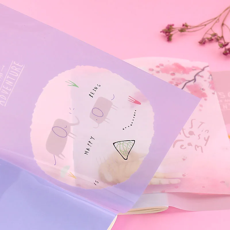 Платье-пачка 4 шт./компл. Kawaii милые цветы Birds кошек и тетрадь с животными картина из записной книжки журнал запись офисные школьные принадлежности, блокноты в H0197