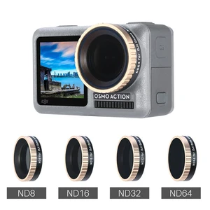 ULANZI фильтр для объектива камеры для DJI OSMO Action, ND8ND16ND32ND64 CPL фильтры оптические стекла DJI OSMO аксессуары для действий
