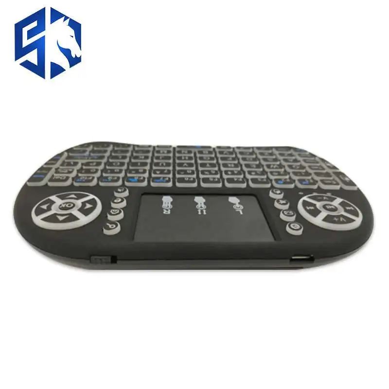 3 Color Set TV Box Backlight Mini i8 2.4GHz Wireless Keyboard Multi-Language Version Air Mouse Touchpad For Smart Android BOX |