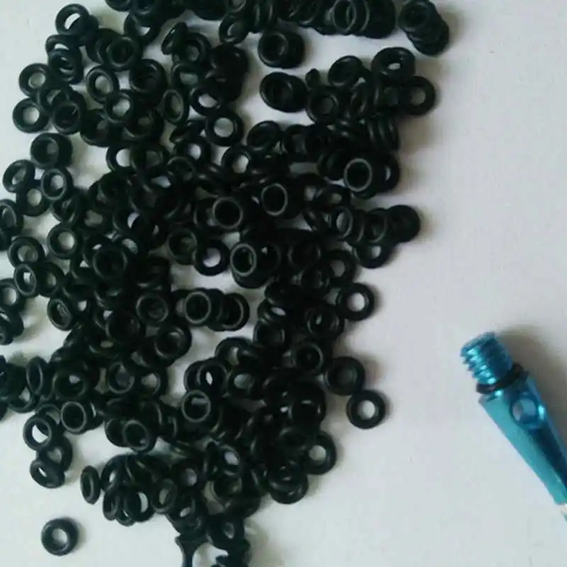 100PCS 100/набор охотничьих резиновых уплотнительных колец в трех цветах, Опциональная шайба, Зажимная шайба/дротика для замены стрелы - Цвет: 100PCS