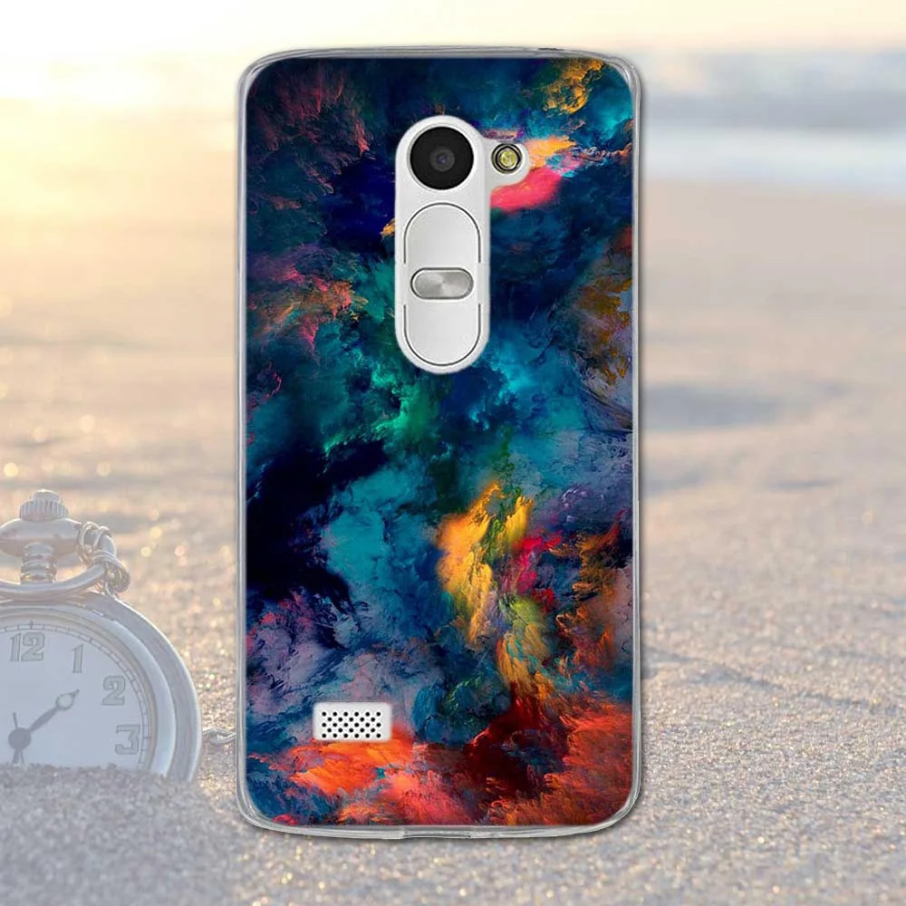 Женский чехол для LG Leon 4G LTE H324 H320 H340N C50 C40 мягкий силиконовый из ТПУ с цветами