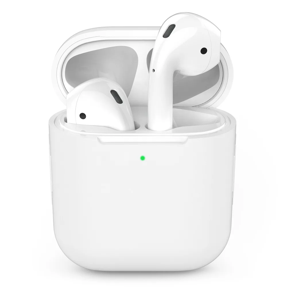 FIFATA Earphone Silicone Cover Case For Apple AirPods 2 Wireless Bluetooth Headphone Full Protective Silm | Электроника