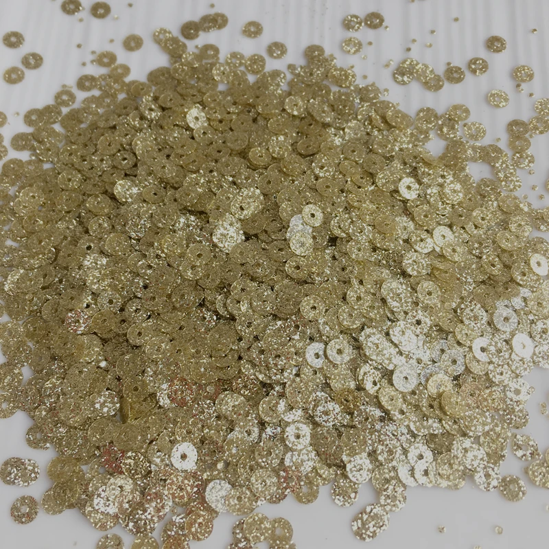 500g/pack 4mm Glitters Flat Round Loose Sequins with Paillettes Sewing Wedding Decoration Craft Scrapbook DIY Accessories | Дом и сад