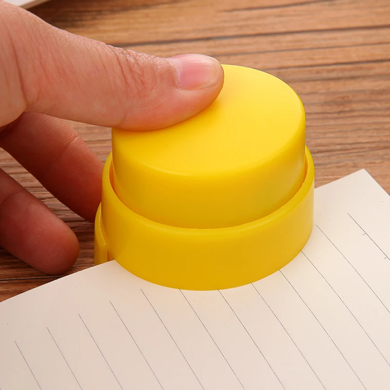 1 шт. практичное безштапельное руководство для степлера power paper Binder paper clip офисные школьные канцелярские материалы Escolar