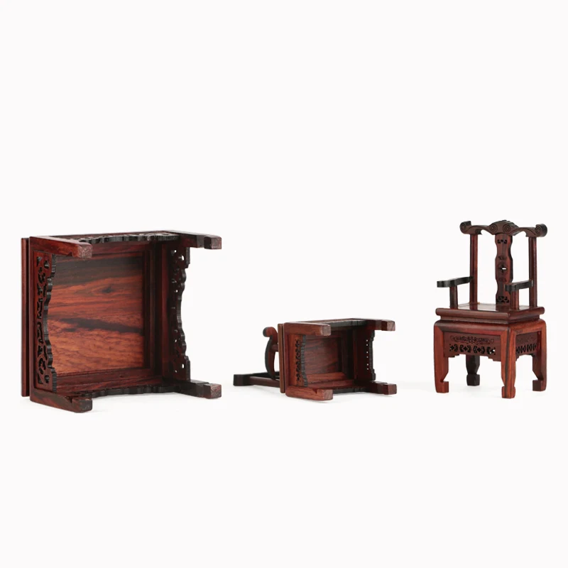 Изделия из розового дерева миниатюрная имитация мин и династии Цин модель мебели