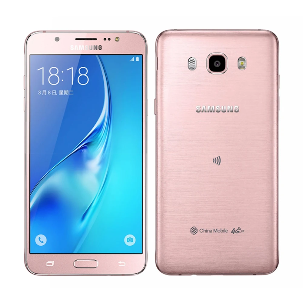 Разблокированный Samsung Galaxy J7 j7108 мобильный телефон Dual Sim 5 &quotдюймов 16 ГБ rom 3 Гб