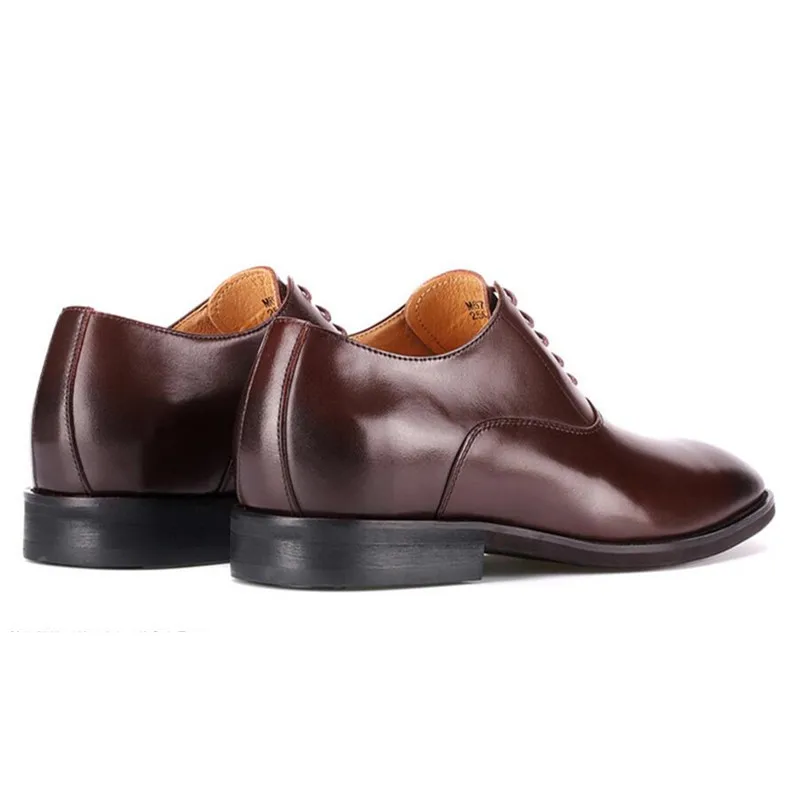 High-Quality Mens Handmade Elevator Leather Shoes Height Increasing 6 CM Formal Dress For Wedding/Business | Обувь