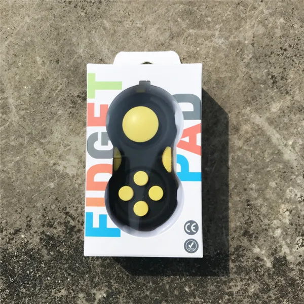 yello Игры ручная Игрушка s снятие стресса ручной Pad Куба Красочные палец игрушки высокое качество игры ручная игрушка интеллектуальной декомпрессии подарок - Цвет: yello
